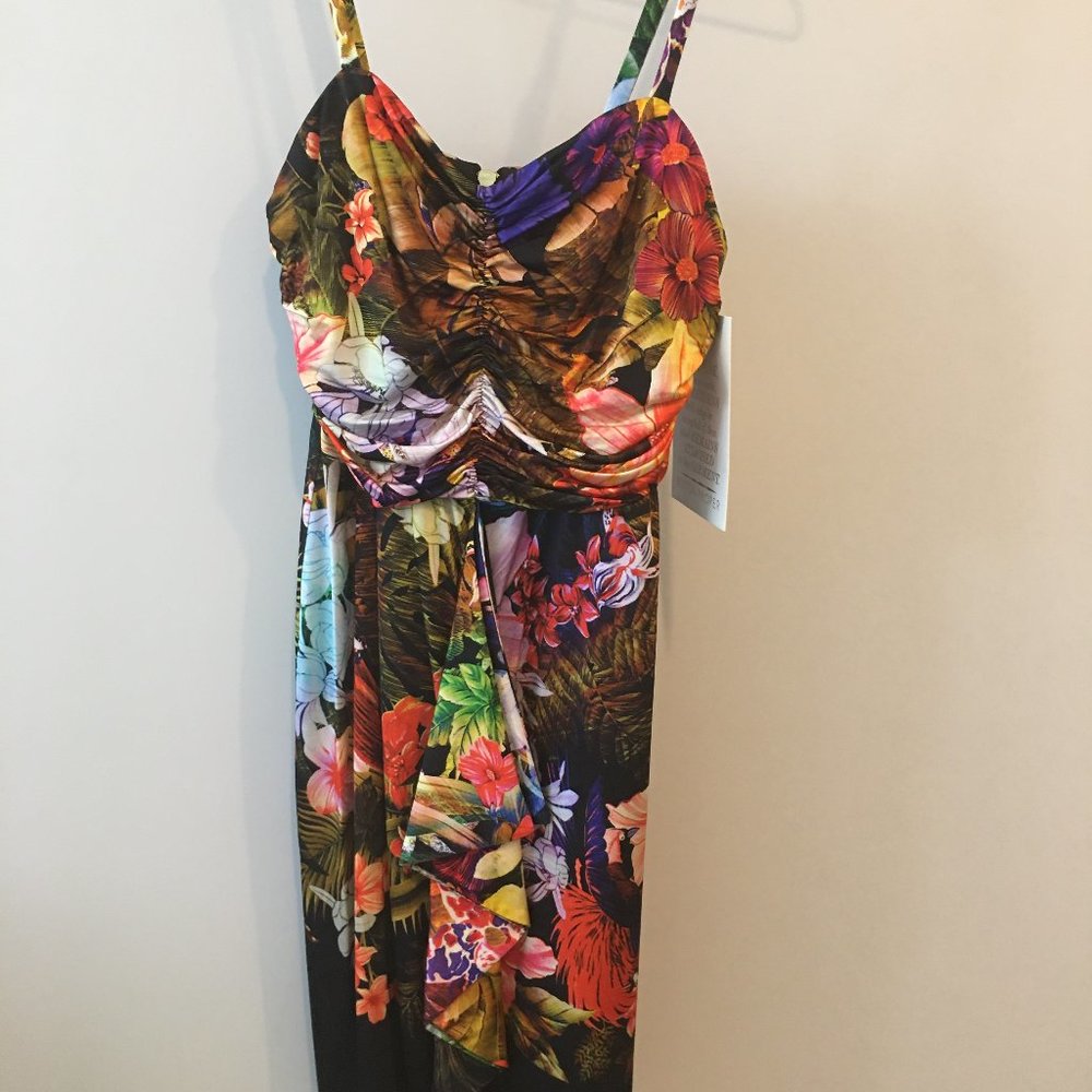 Boston Proper  tropical print dress